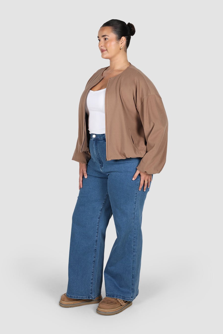 LAKIN BOMBER JACKET MOCHA - Fayt The Label