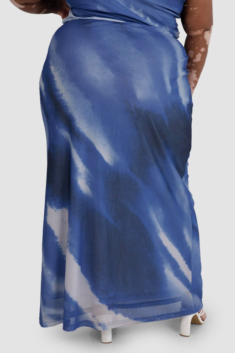 LALITA MAXI SKIRT AZURE WASH - Fayt The Label