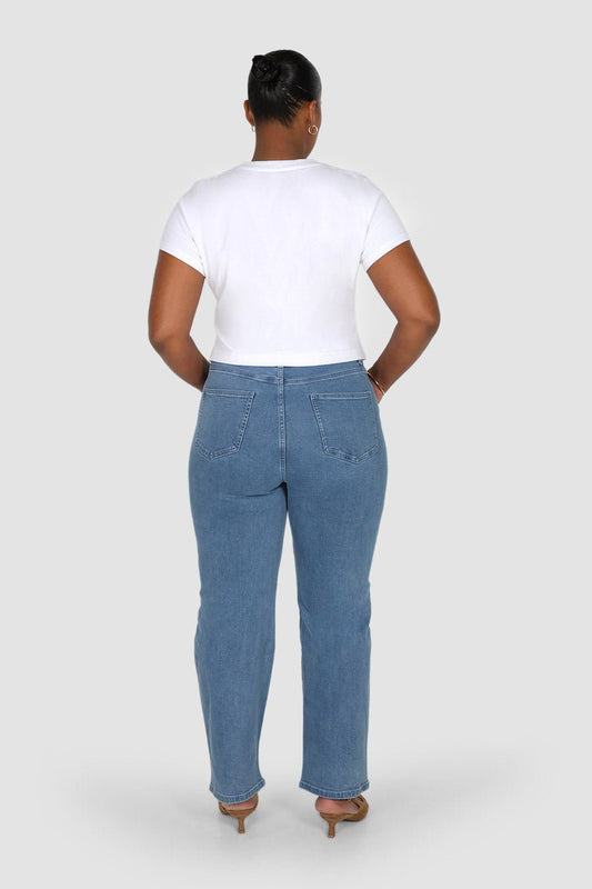 LARSEN JEAN BLUE WASH - Fayt The Label