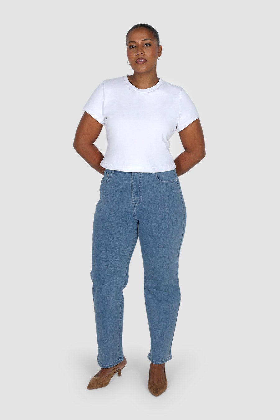 LARSEN JEAN BLUE WASH - Fayt The Label