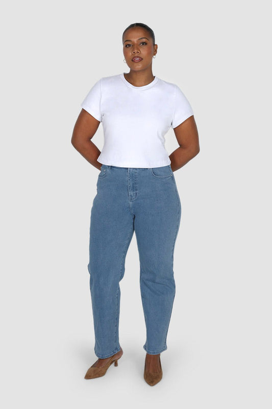 LARSEN JEAN BLUE WASH - Fayt The Label