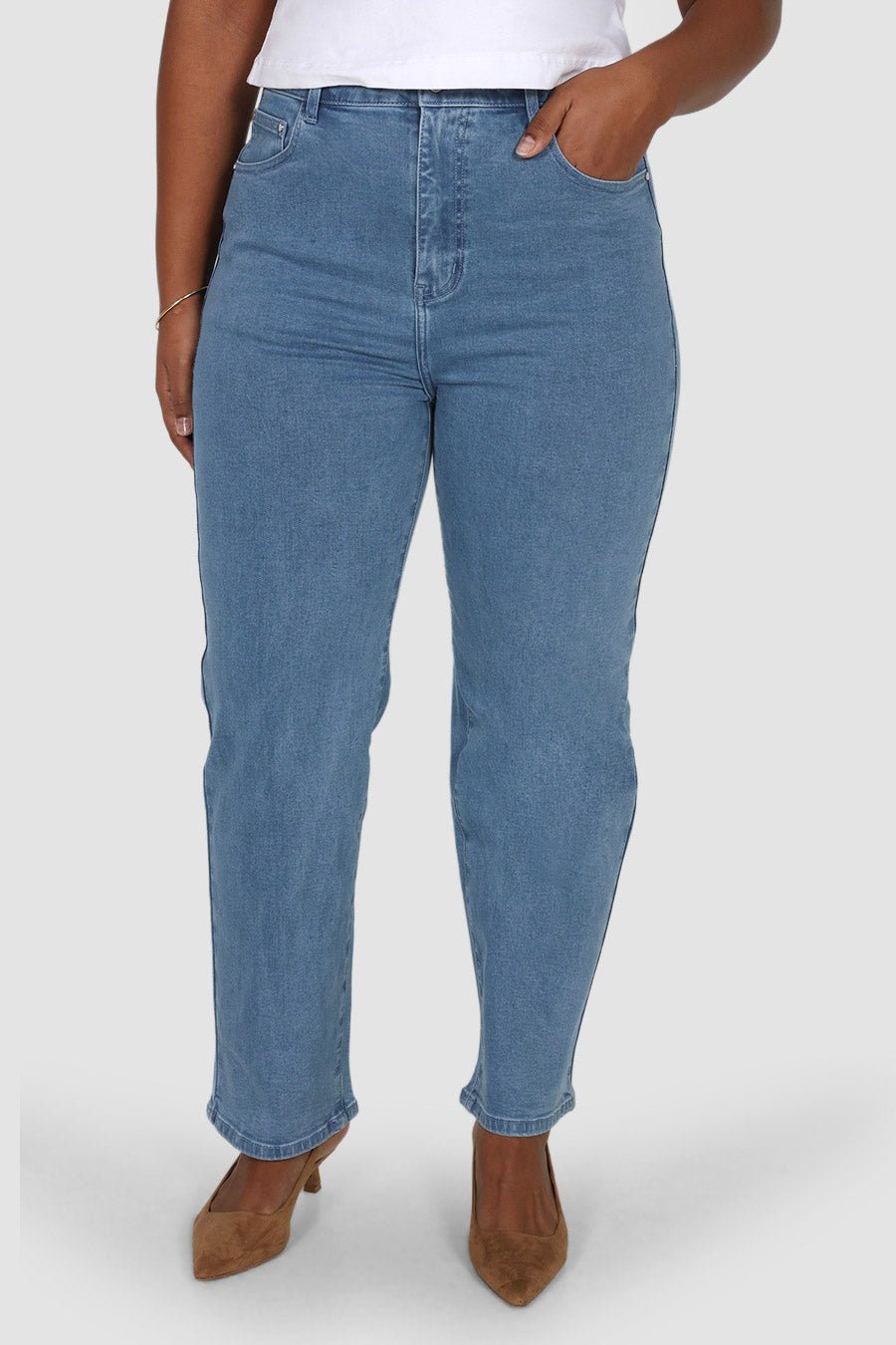 LARSEN JEAN BLUE WASH - Fayt The Label