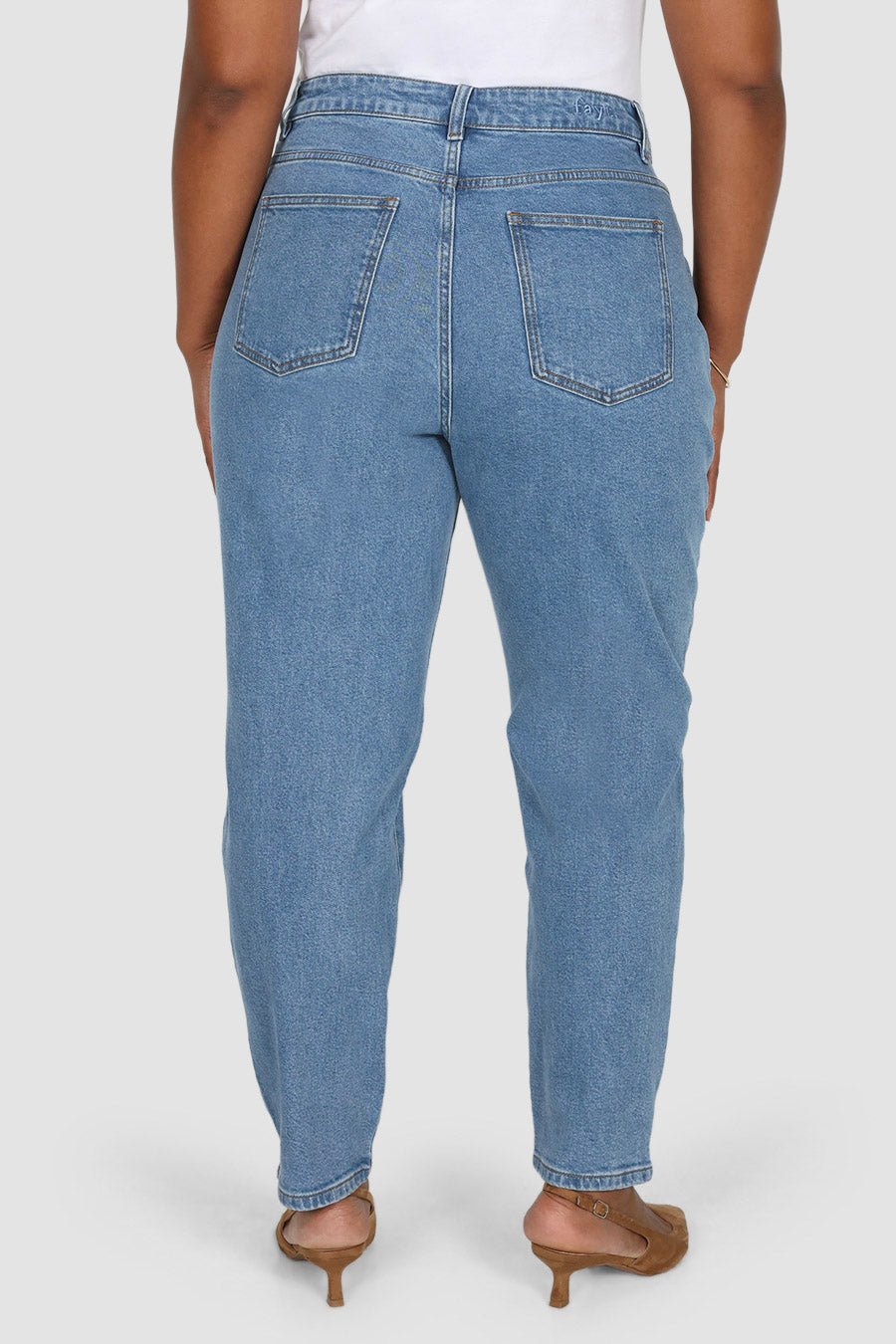 LENNY JEAN MID BLUE - Fayt The Label