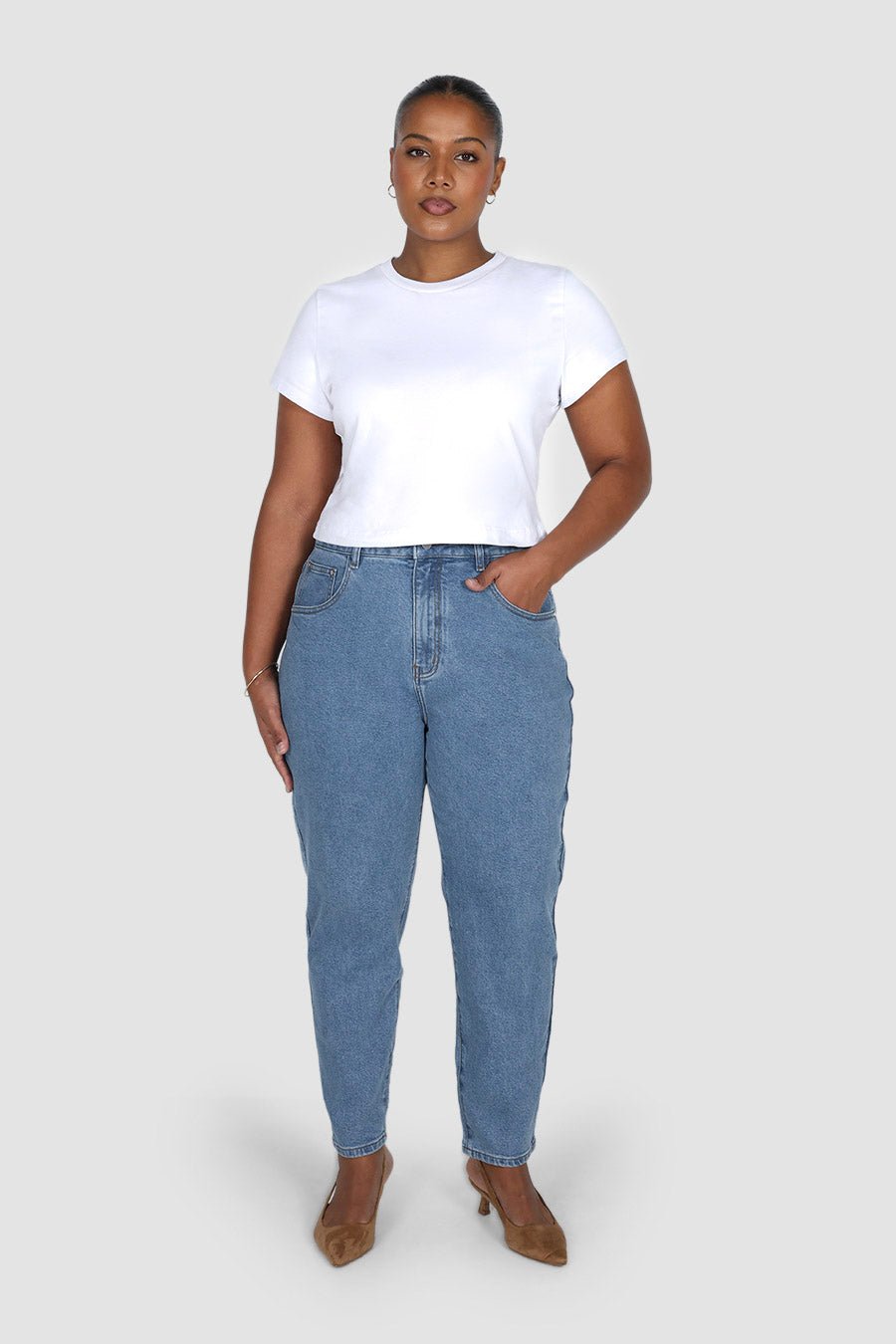 LENNY JEAN MID BLUE - Fayt The Label