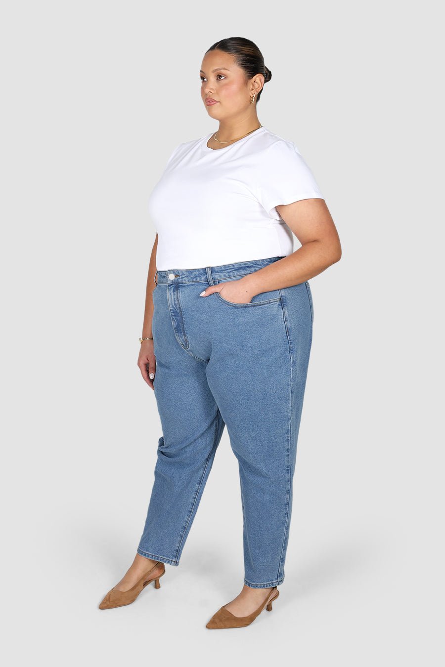 LENNY JEAN MID BLUE - Fayt The Label