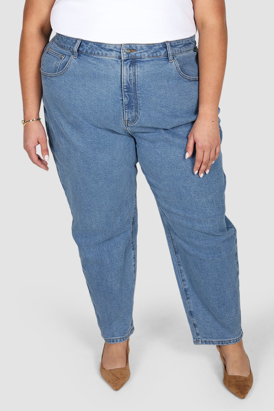 LENNY JEAN MID BLUE - Fayt The Label