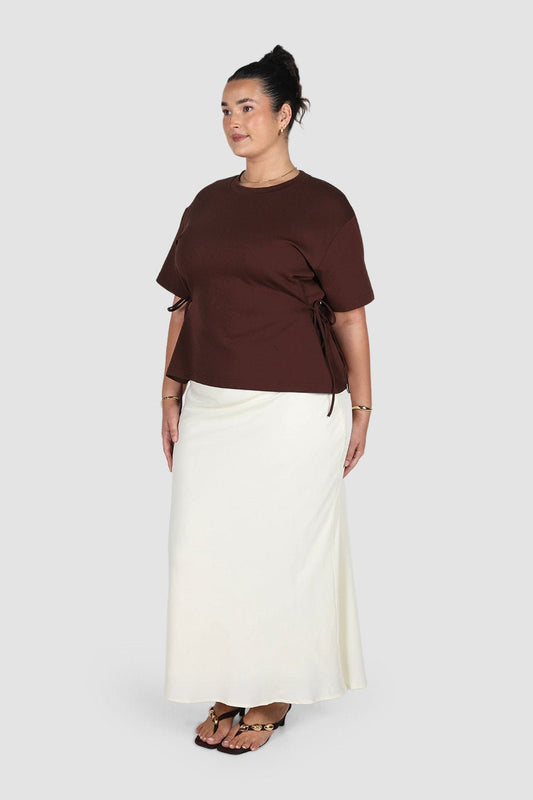 LEVI CINCH TEE ESPRESSO - Fayt The Label
