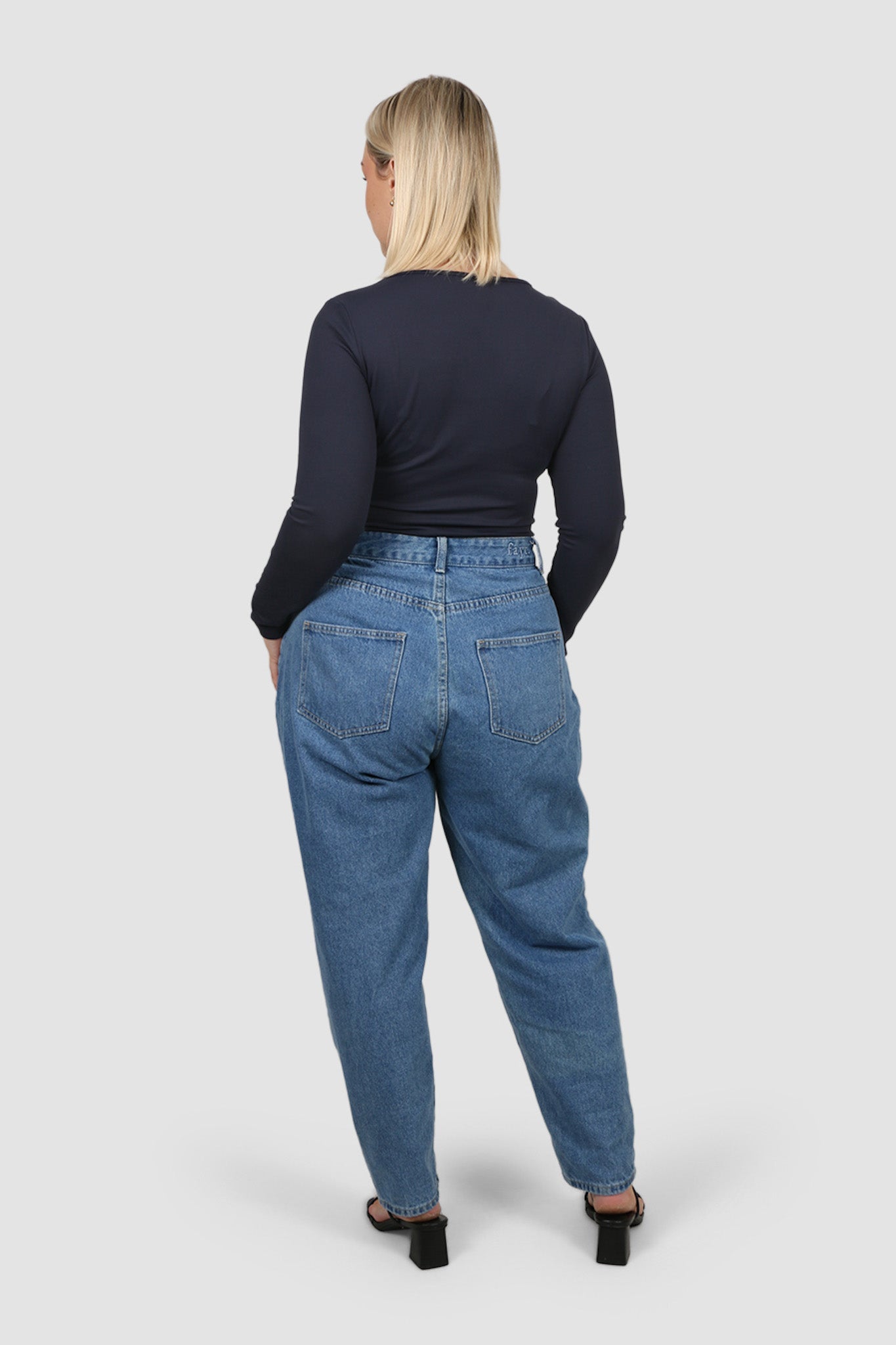 L/S BODYSUIT NAVY - Fayt The Label