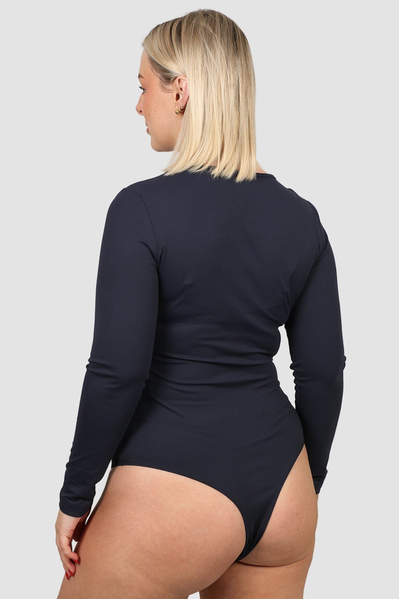 L/S BODYSUIT NAVY - Fayt The Label
