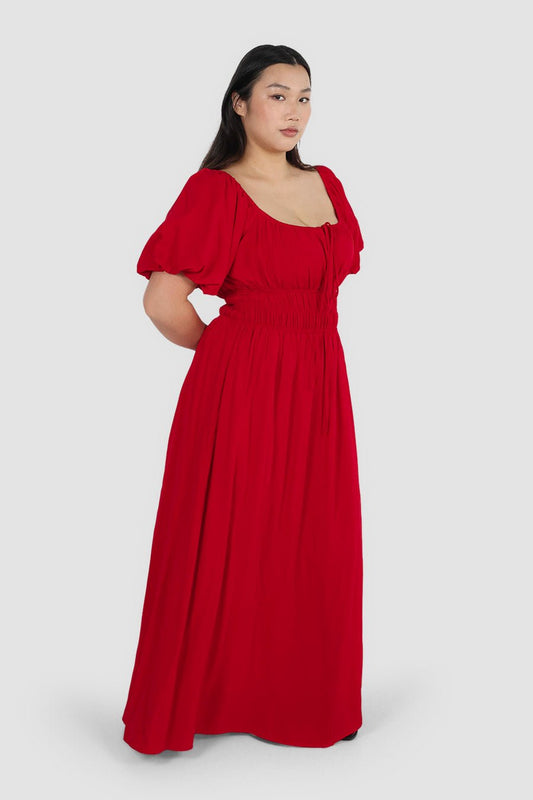 LUMA DRESS RED - Fayt The Label