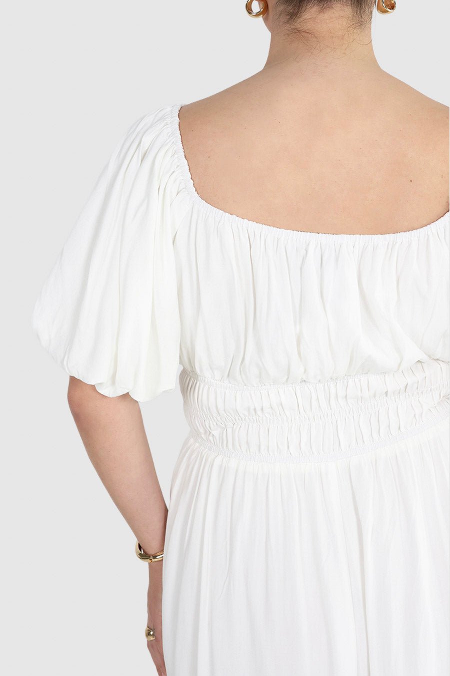 LUMA DRESS WHITE - Fayt The Label
