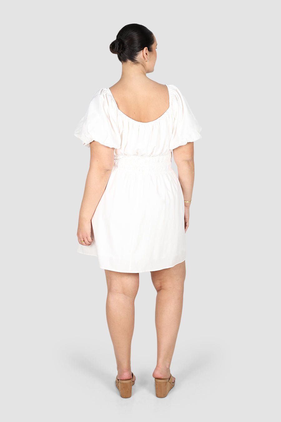 LUMA MINI DRESS WHITE - Fayt The Label