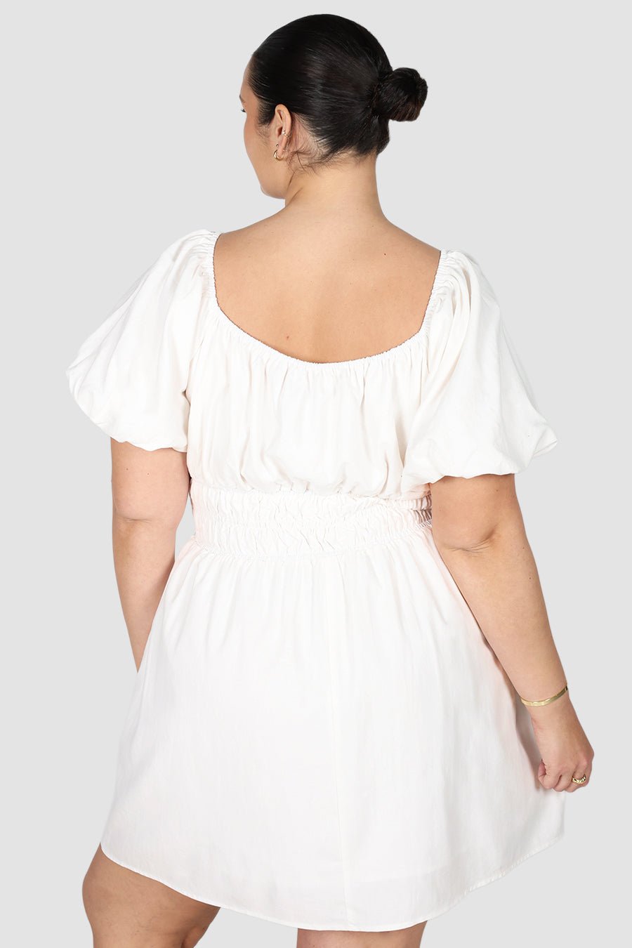 LUMA MINI DRESS WHITE - Fayt The Label