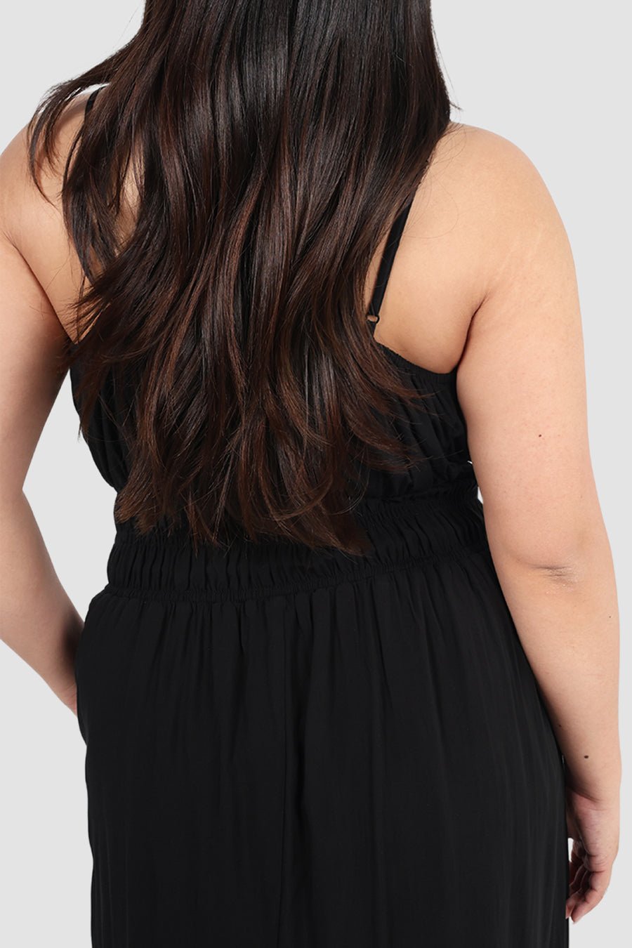 LUNARA MAXI DRESS BLACK - Fayt The Label