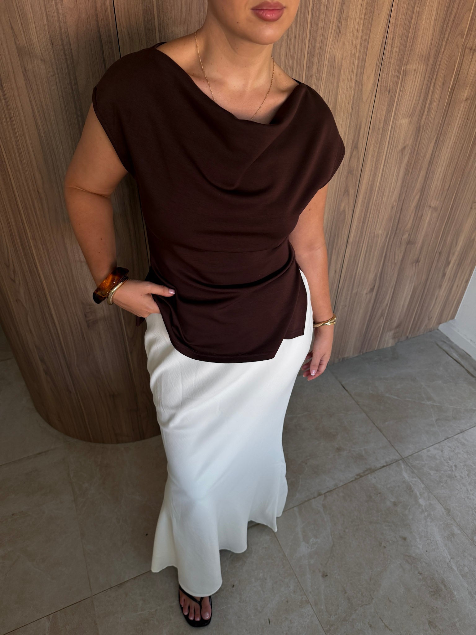 MARGO TOP ESPRESSO - Fayt The Label