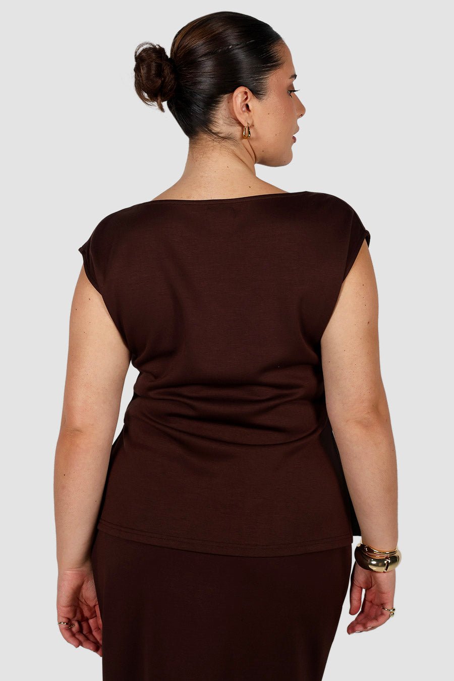 MARGO TOP ESPRESSO - Fayt The Label