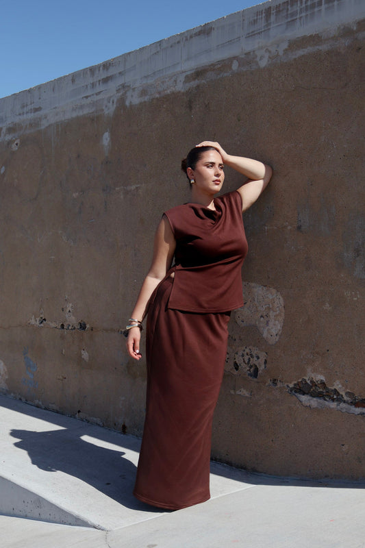 MARGO TOP ESPRESSO - Fayt The Label