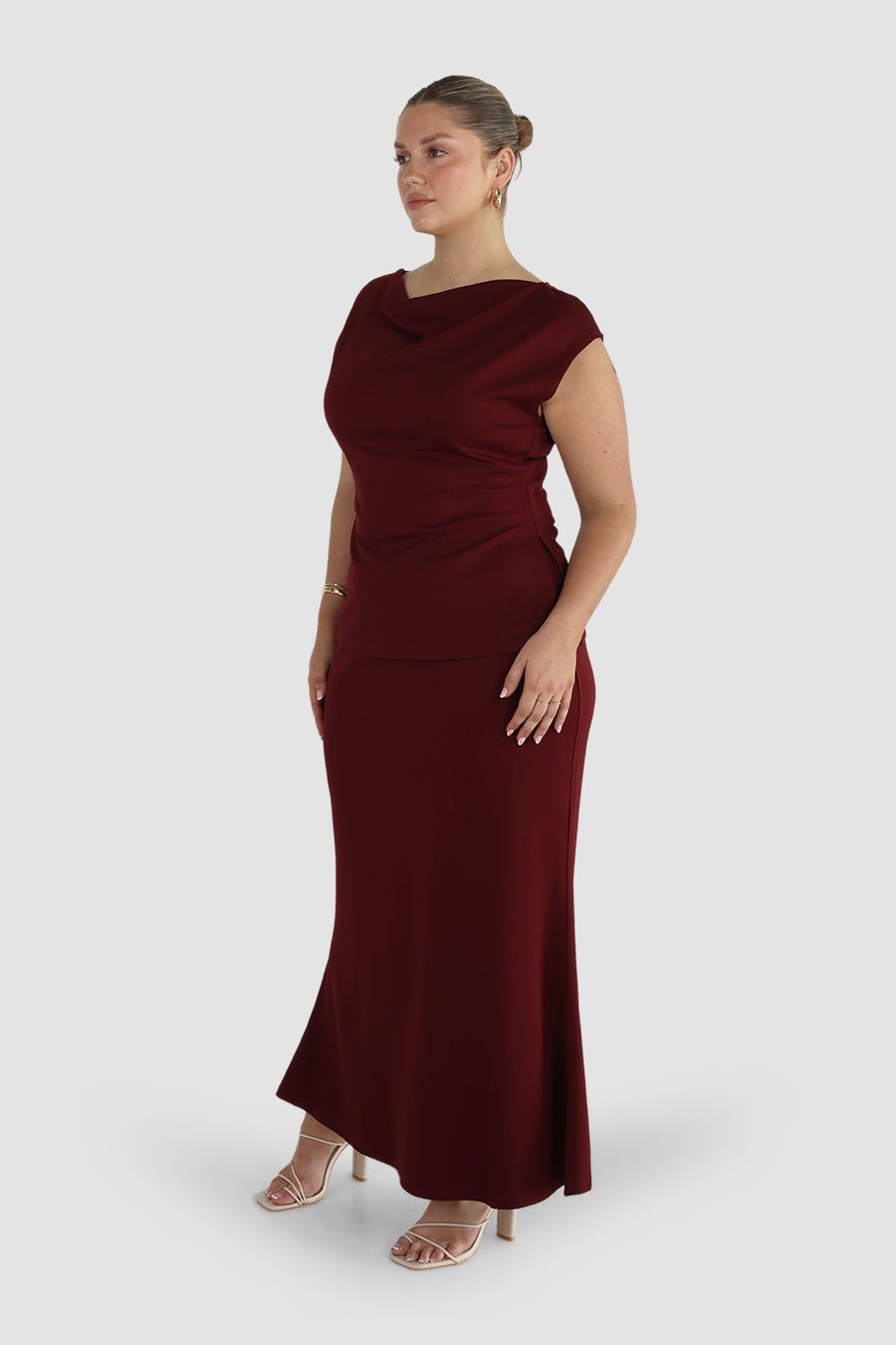 MARGO TOP MERLOT - Fayt The Label