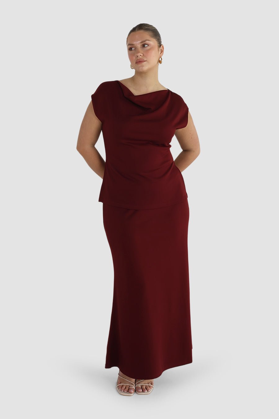 MARGO TOP MERLOT - Fayt The Label