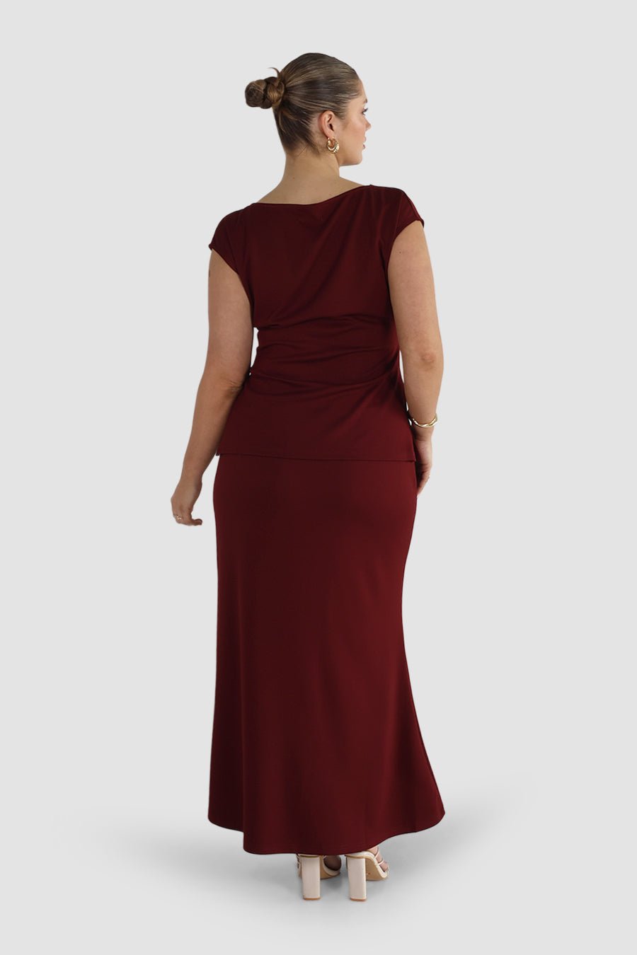 MARGO TOP MERLOT - Fayt The Label