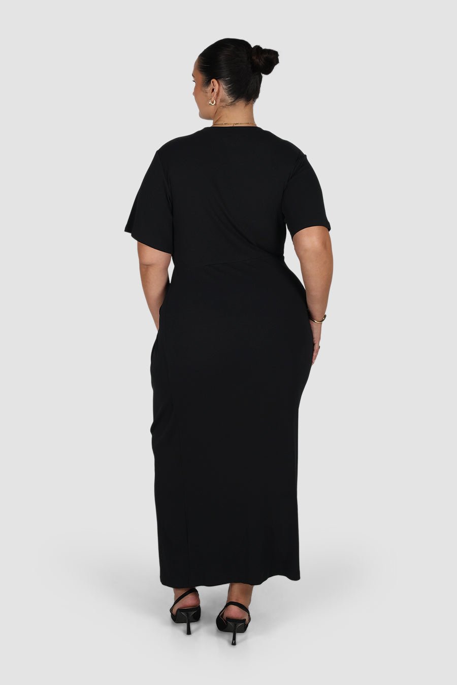 MARNIE RIB DRESS BLACK - Fayt The Label