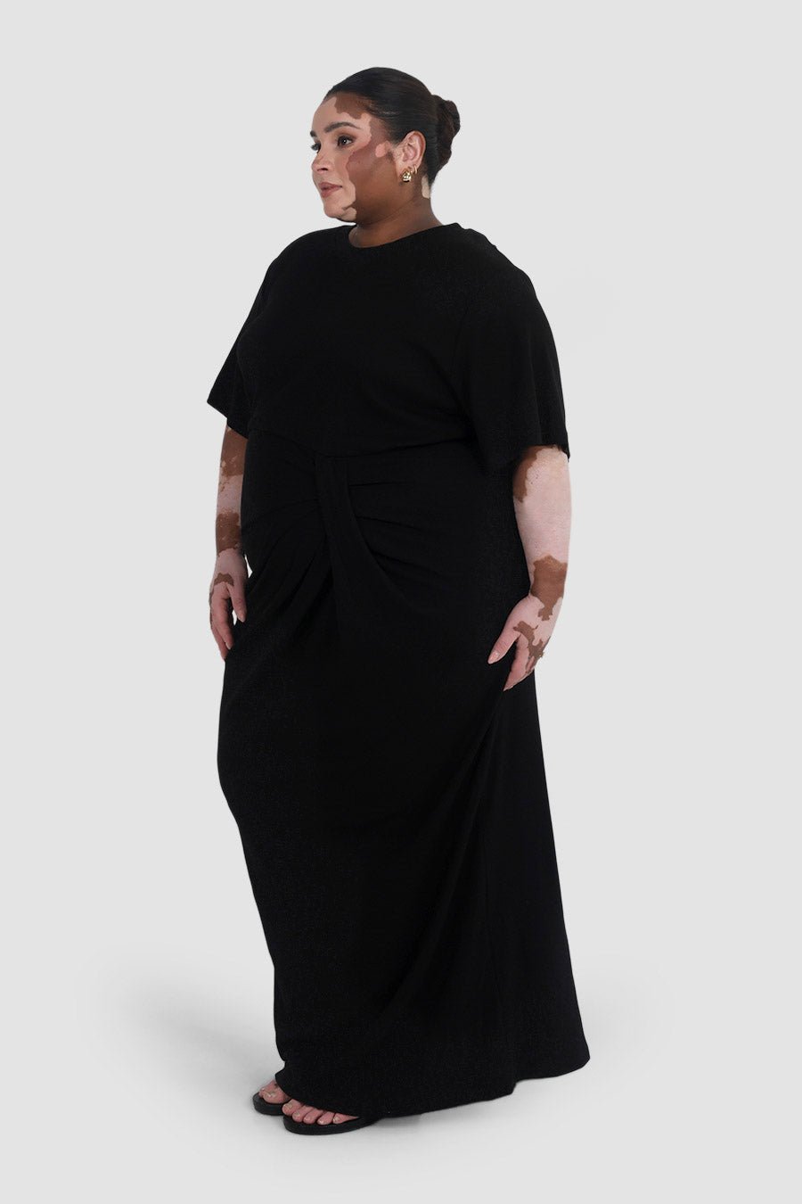 MARNIE RIB DRESS BLACK - Fayt The Label