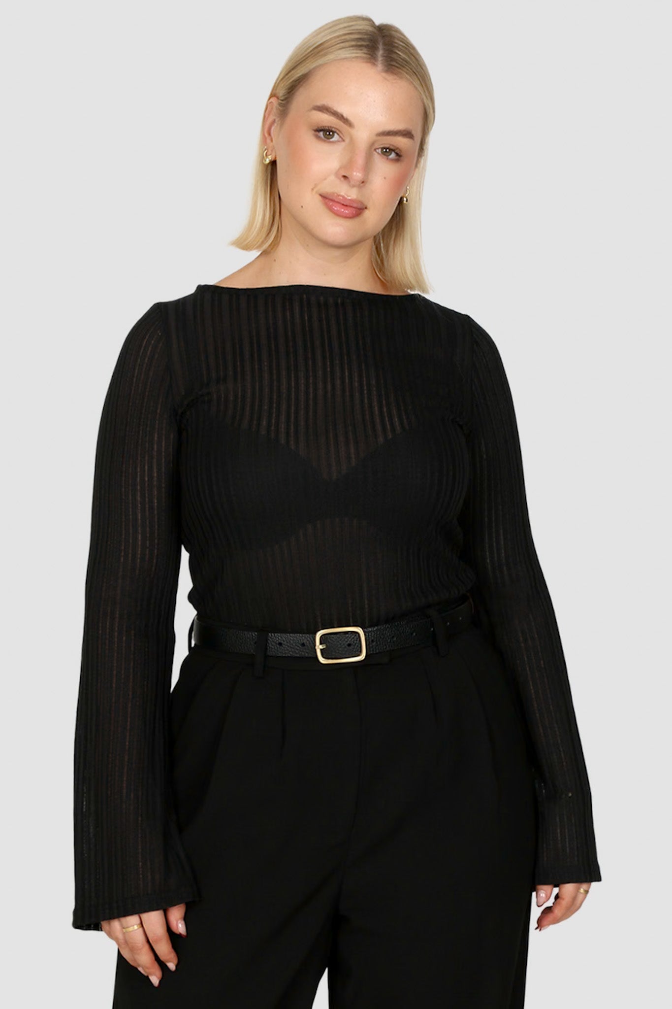 MARZA TOP BLACK - Fayt The Label