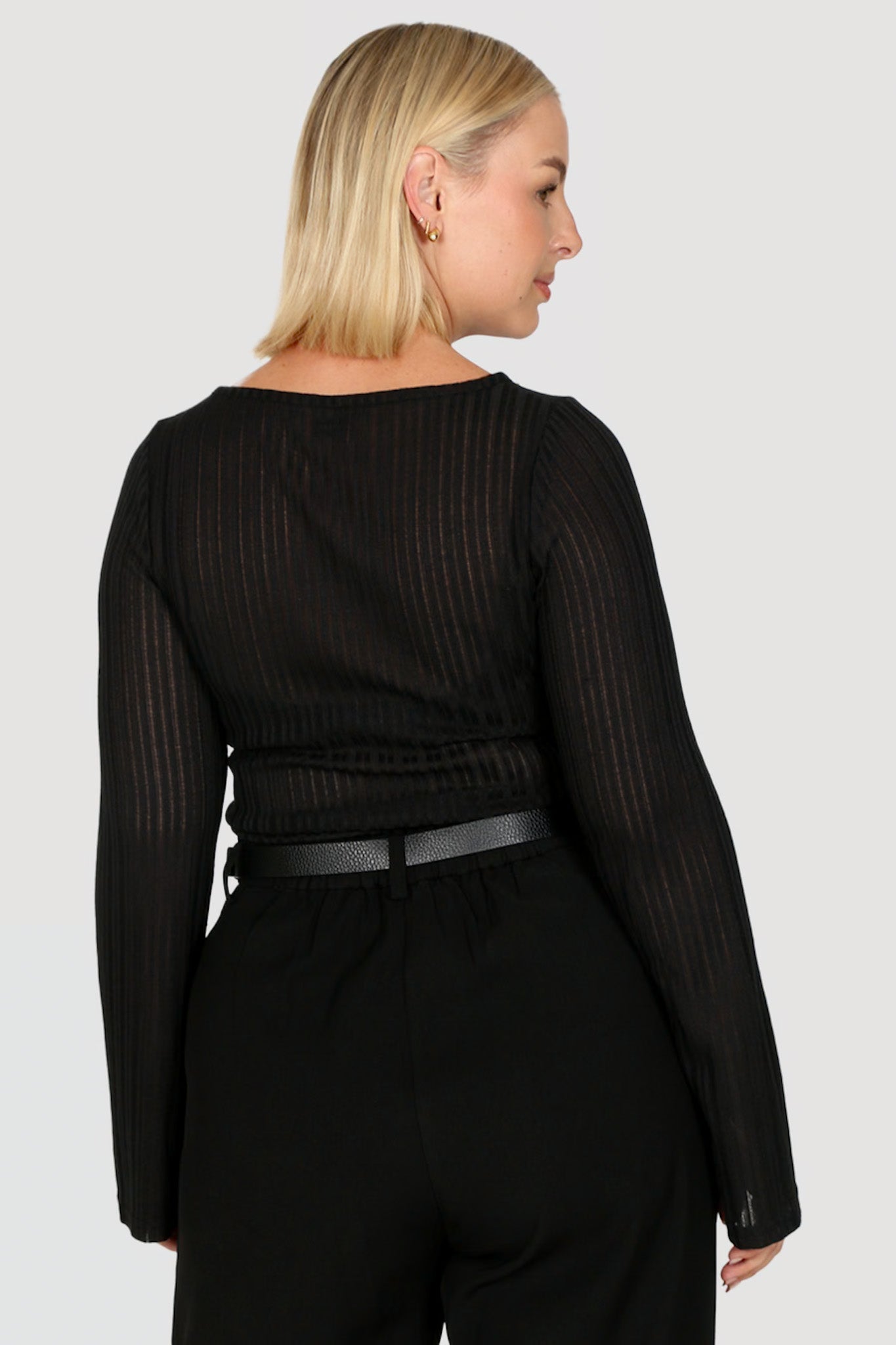 MARZA TOP BLACK - Fayt The Label