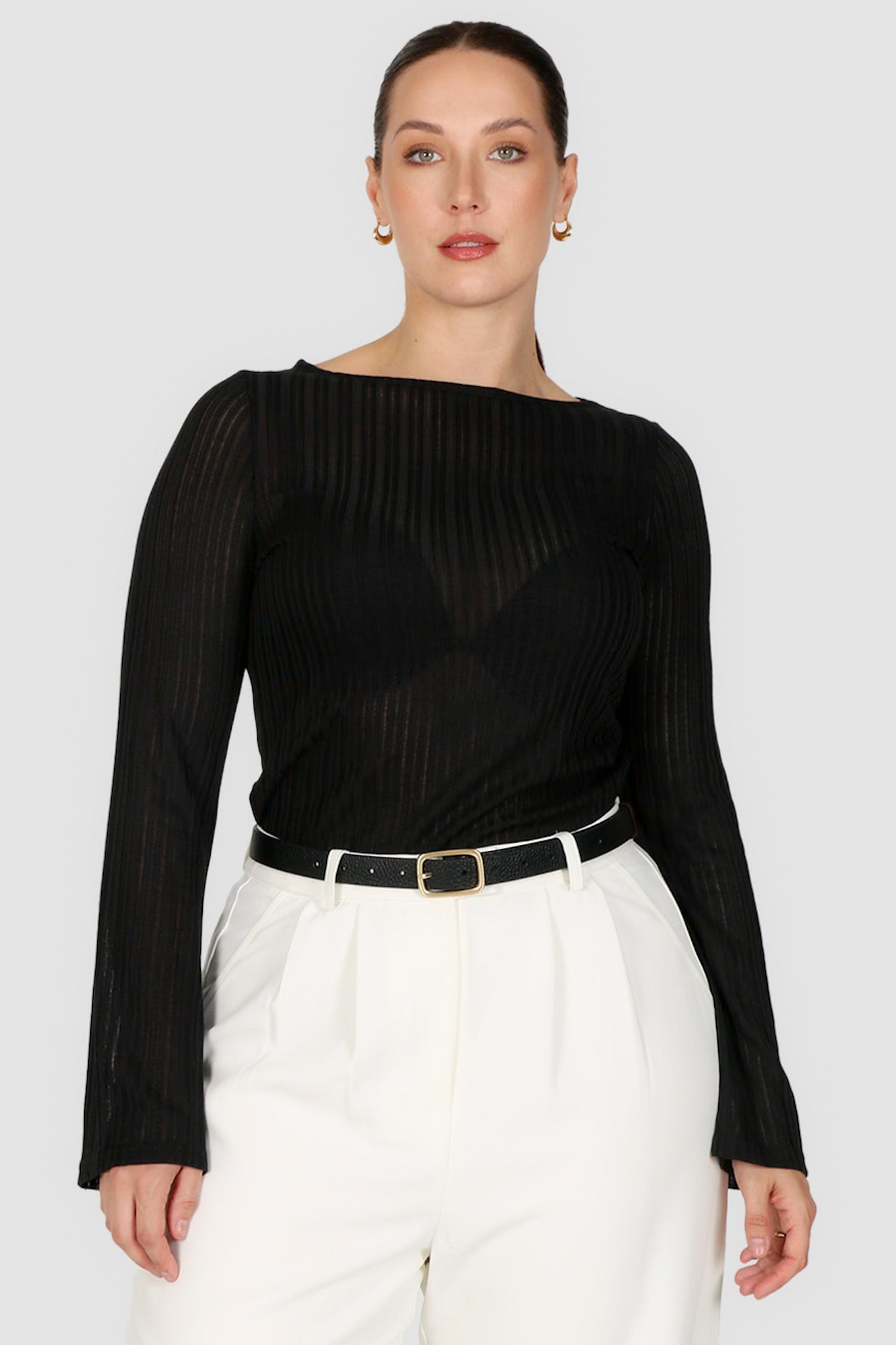 MARZA TOP BLACK - Fayt The Label