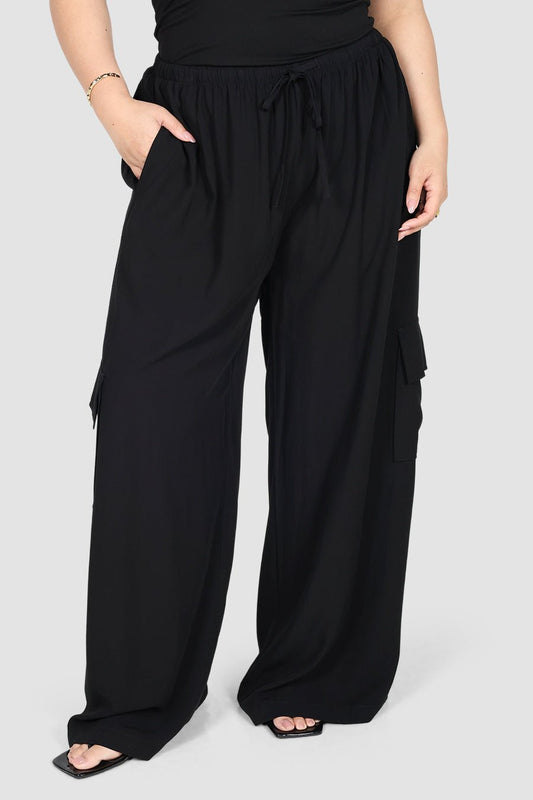 MERCER UTILITY PANT BLACK - Fayt The Label
