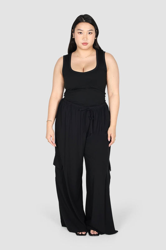 MERCER UTILITY PANT BLACK - Fayt The Label