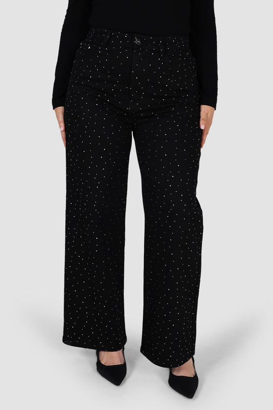MILLER SPARKLE JEAN BLACK - Fayt The Label