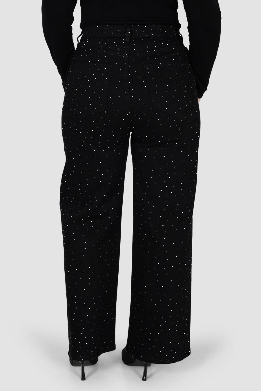 MILLER SPARKLE JEAN BLACK - Fayt The Label