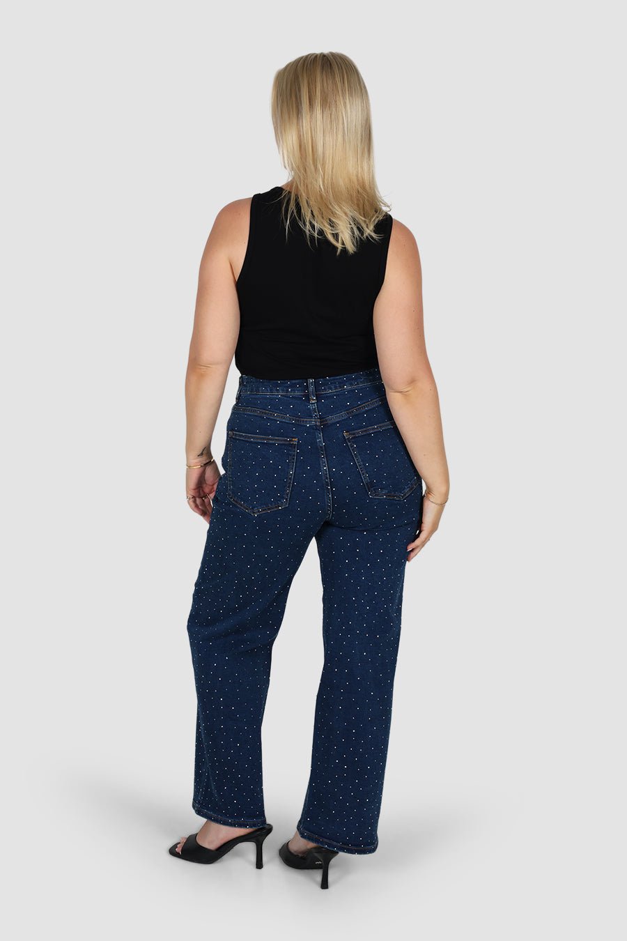 MILLER SPARKLE JEAN DEEP BLUE - Fayt The Label