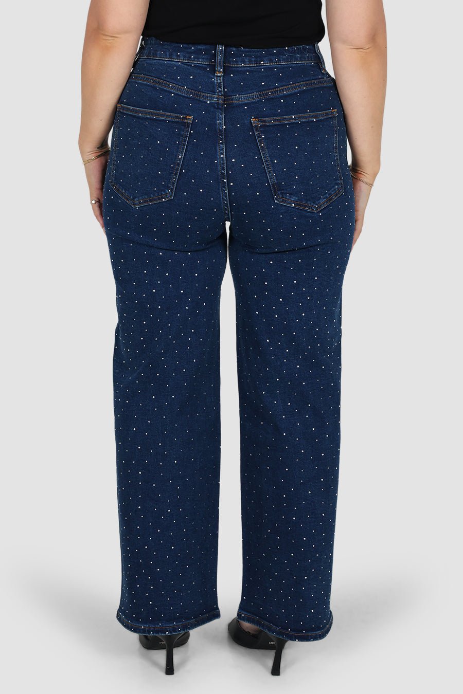 MILLER SPARKLE JEAN DEEP BLUE - Fayt The Label