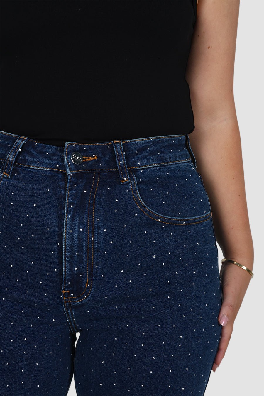MILLER SPARKLE JEAN DEEP BLUE - Fayt The Label