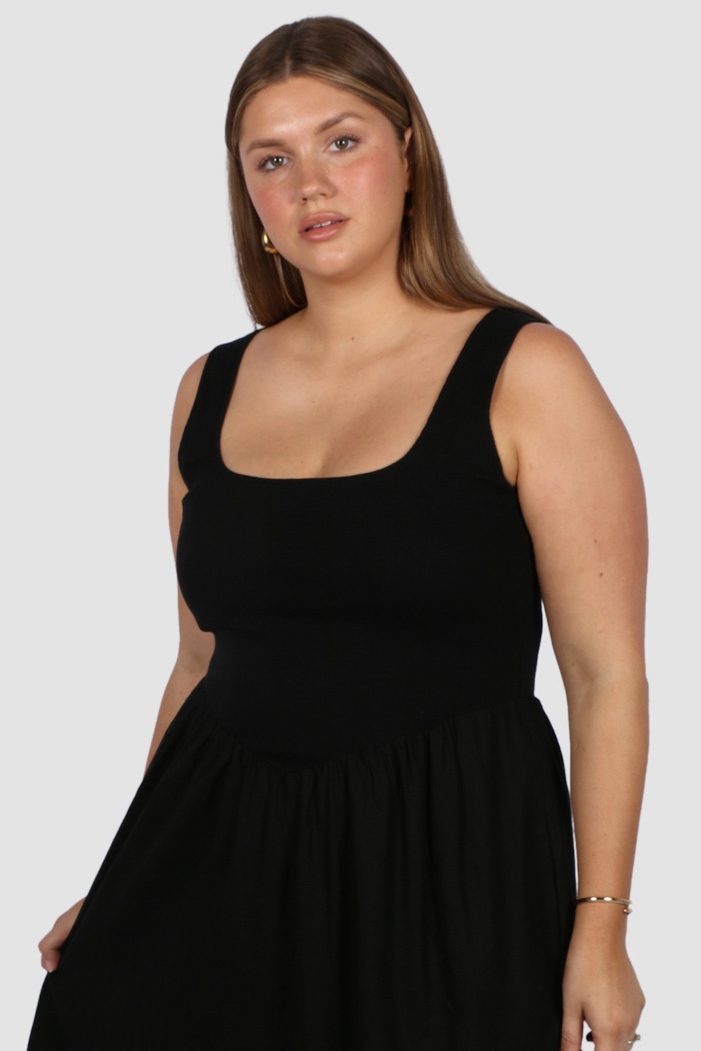 MYRA DRESS BLACK - Fayt The Label