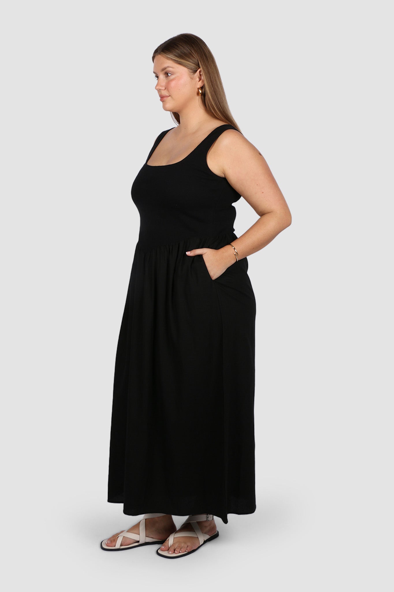 MYRA DRESS BLACK - Fayt The Label