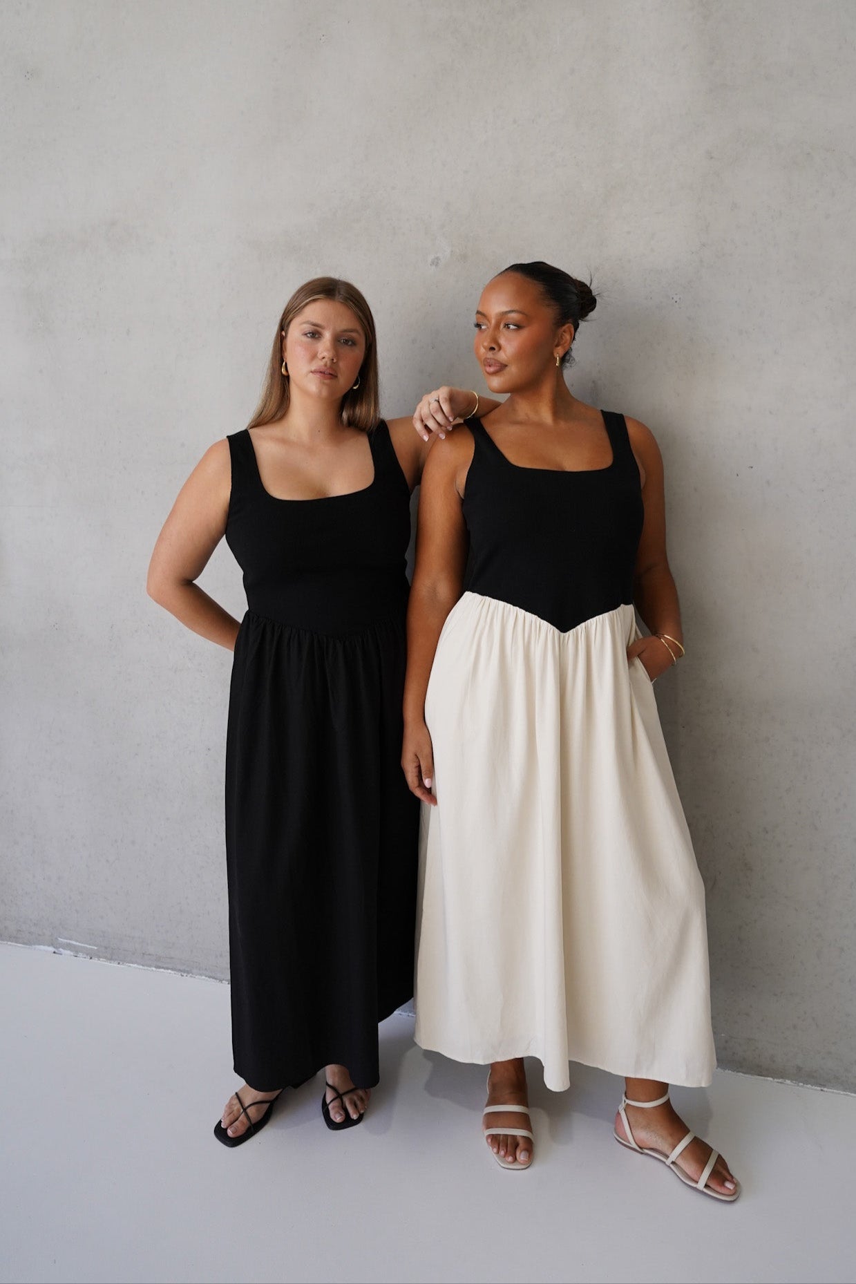 MYRA DRESS BLACK - Fayt The Label