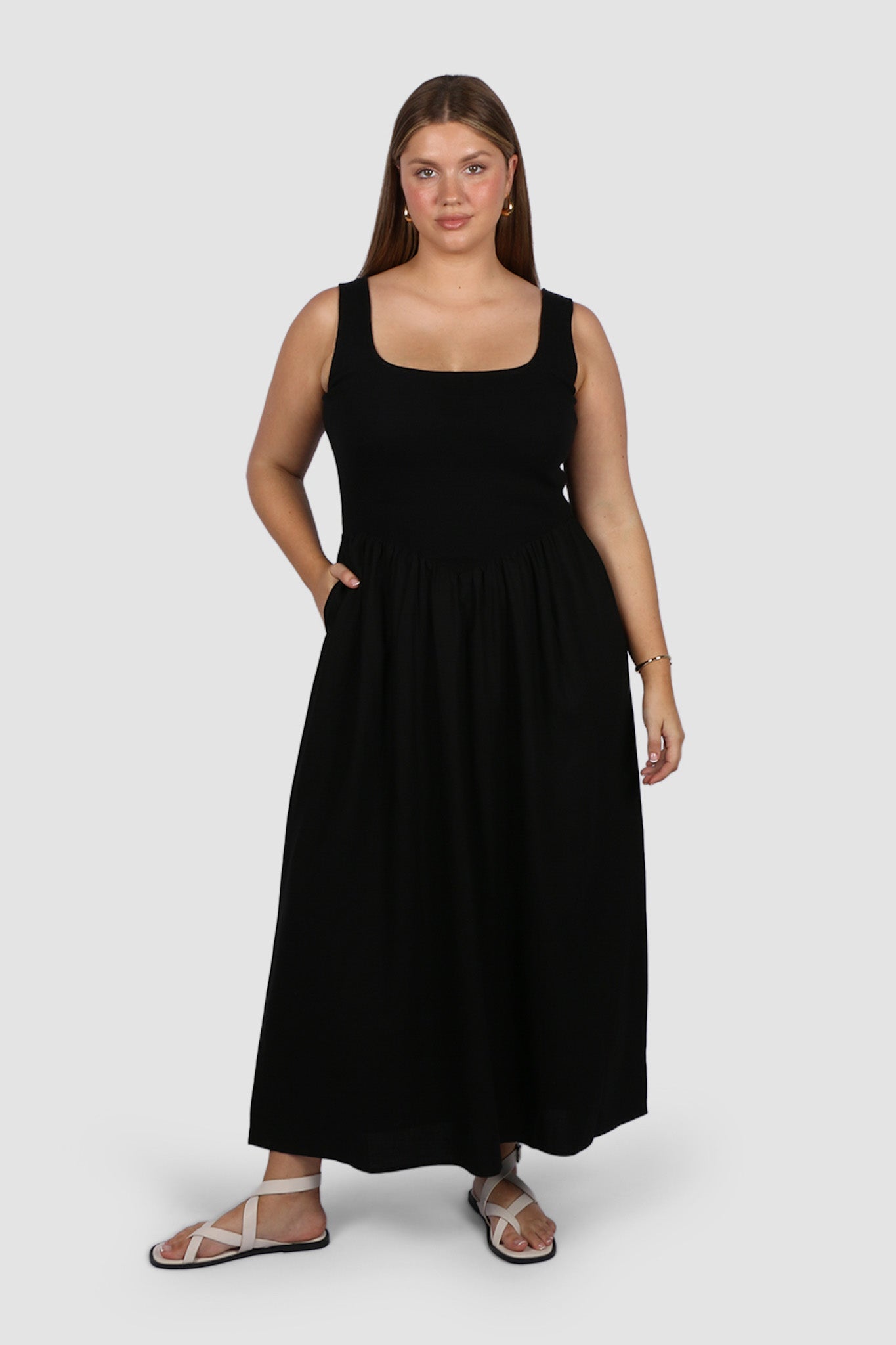 MYRA DRESS BLACK - Fayt The Label