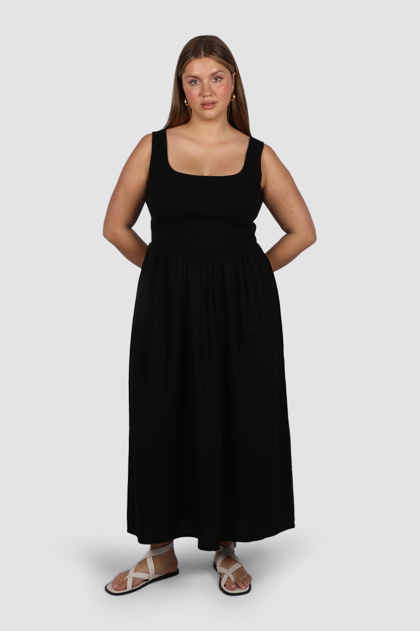 MYRA DRESS BLACK - Fayt The Label