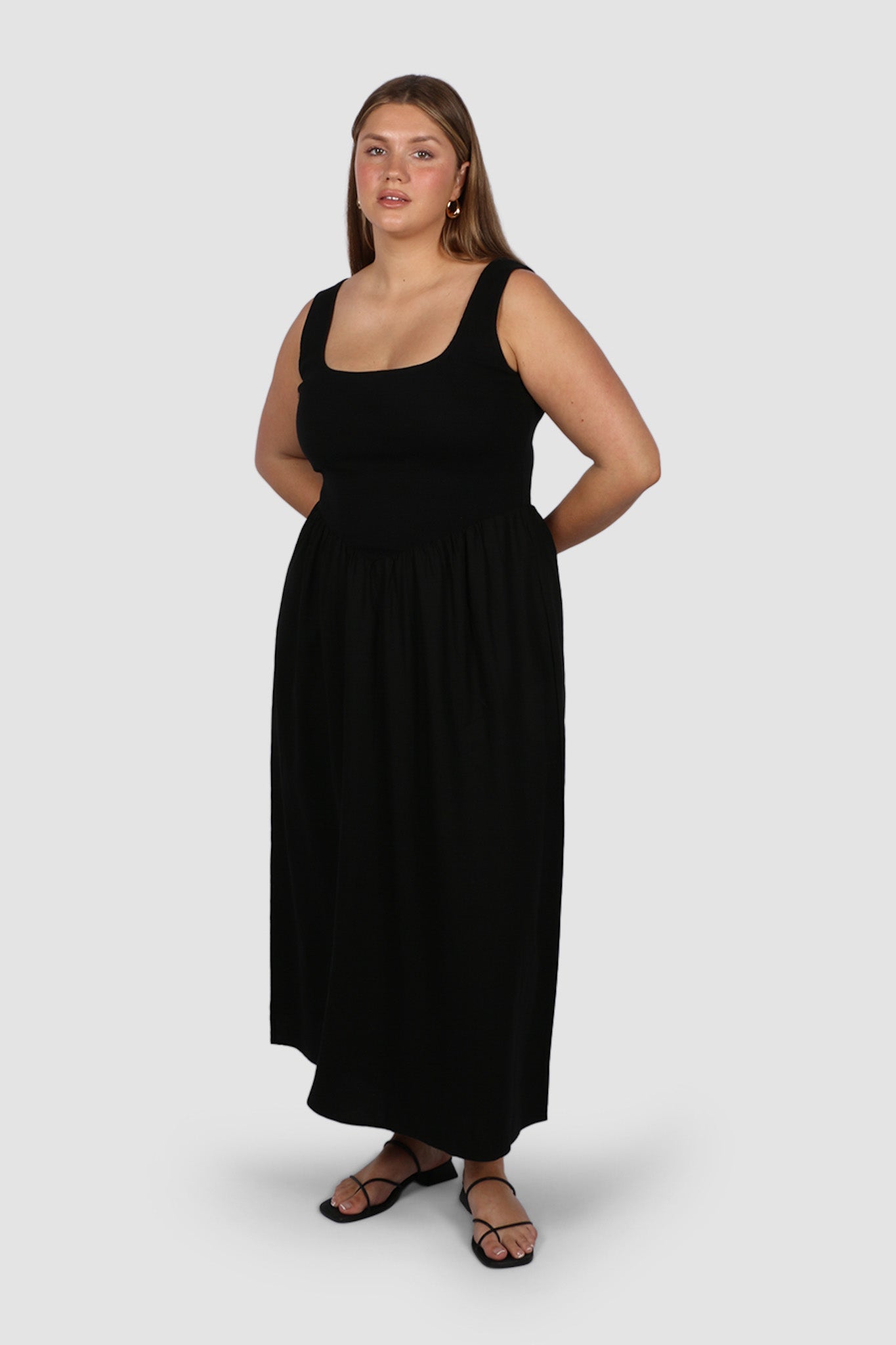 MYRA DRESS BLACK - Fayt The Label