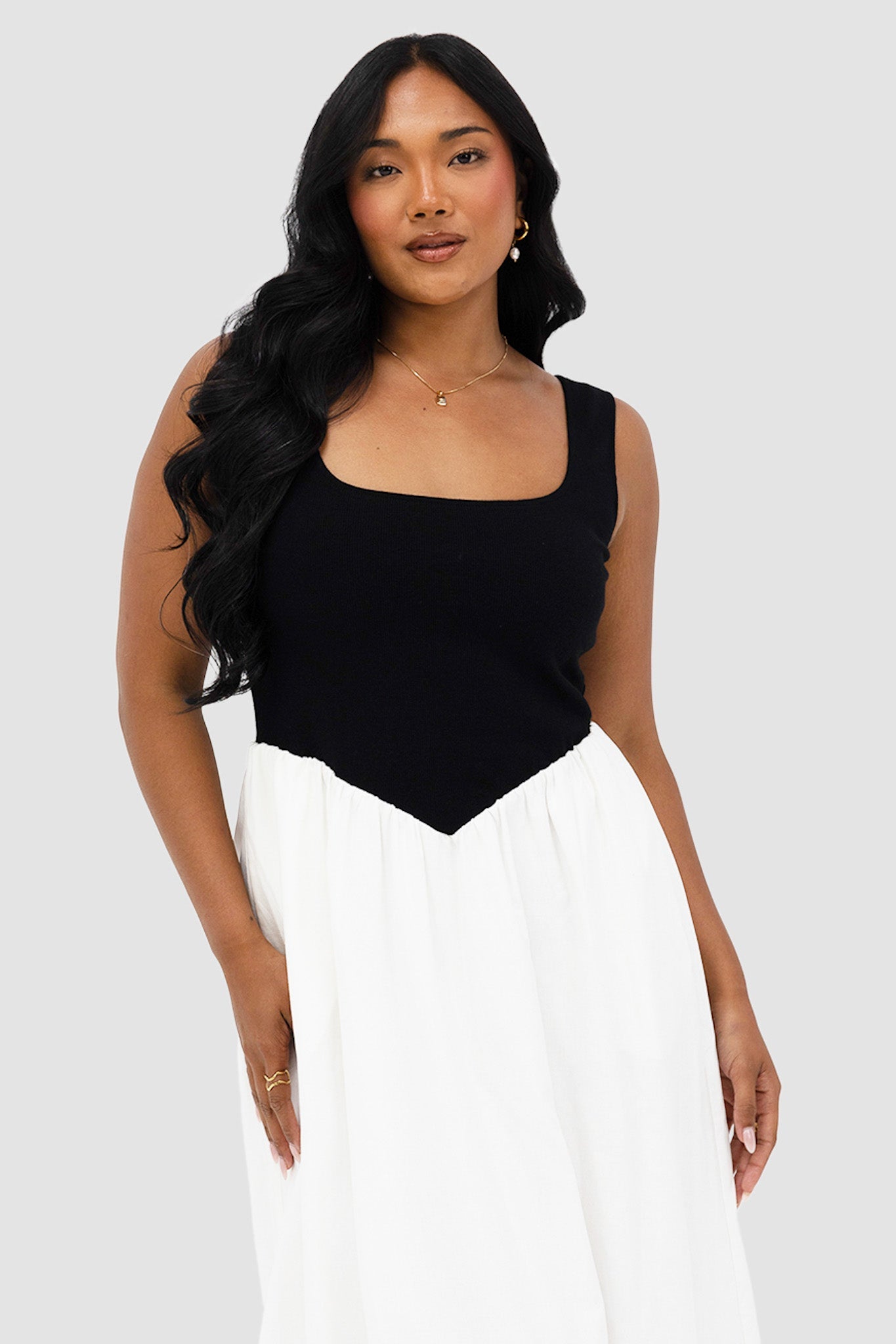 MYRA DRESS B&W - Fayt The Label