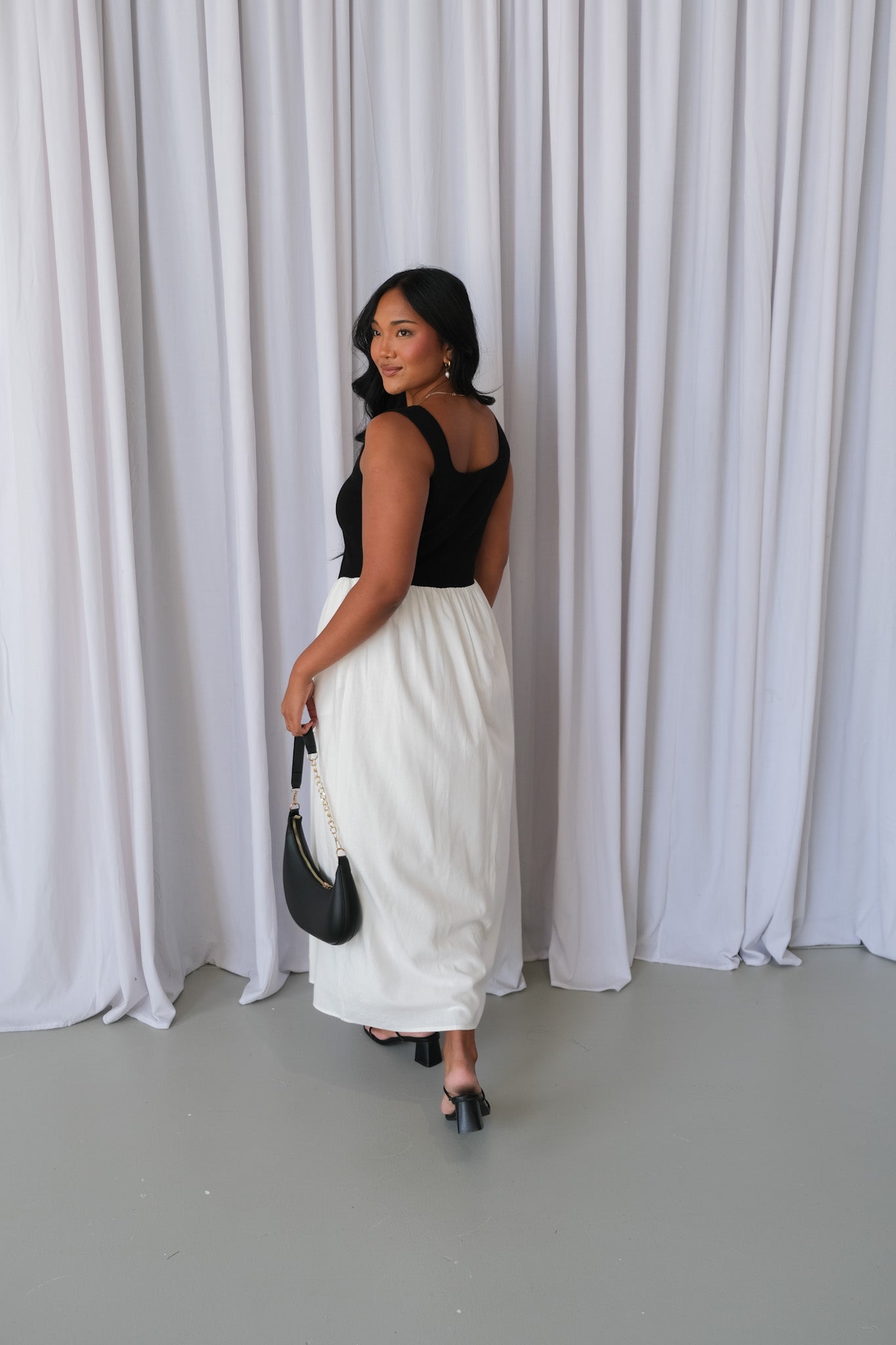 MYRA DRESS B&W - Fayt The Label