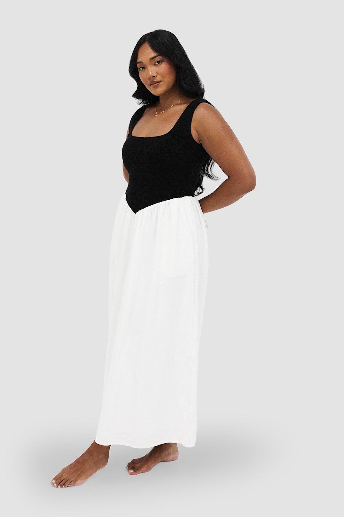 MYRA DRESS B&W - Fayt The Label