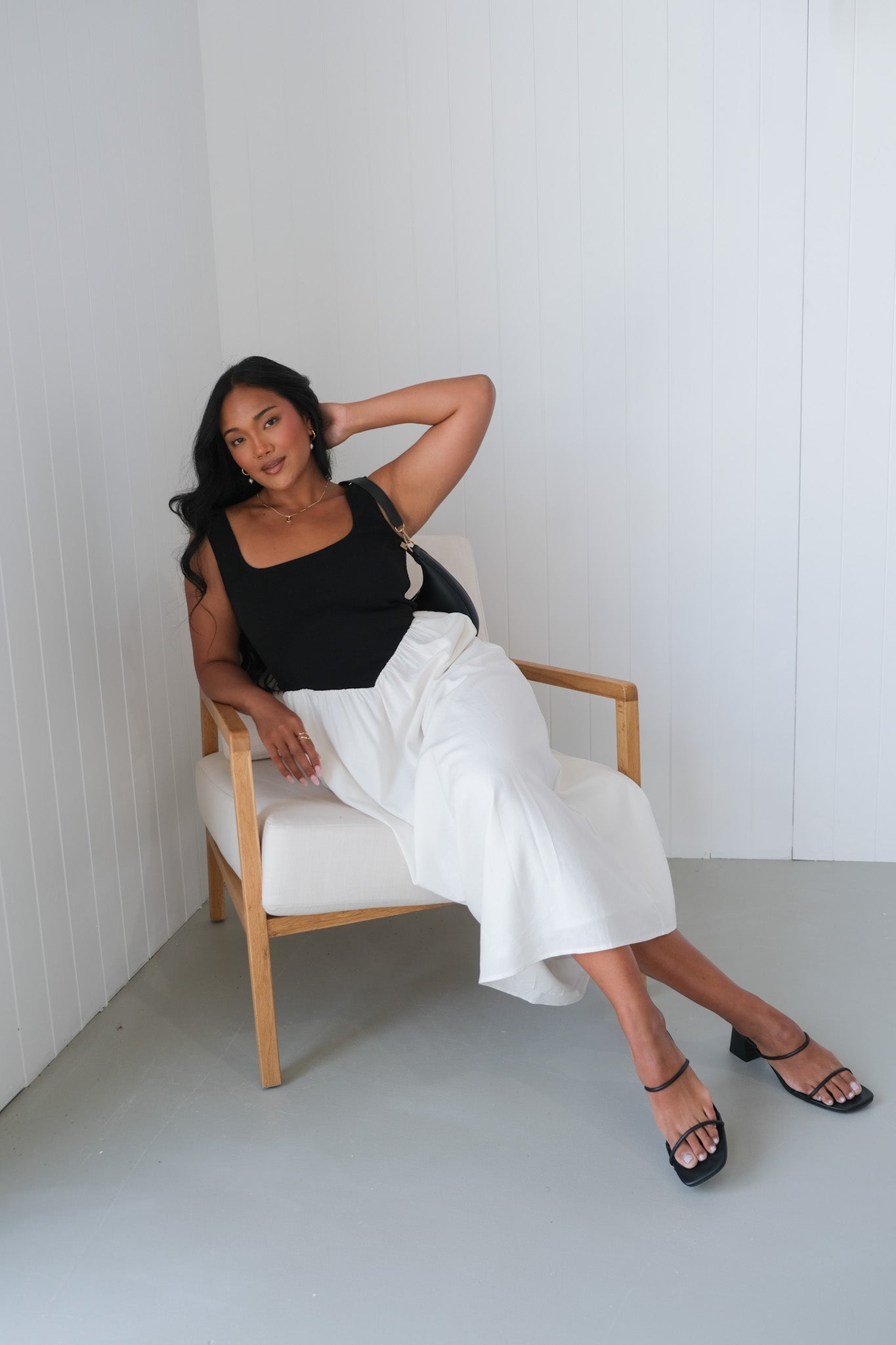 MYRA DRESS B&W - Fayt The Label