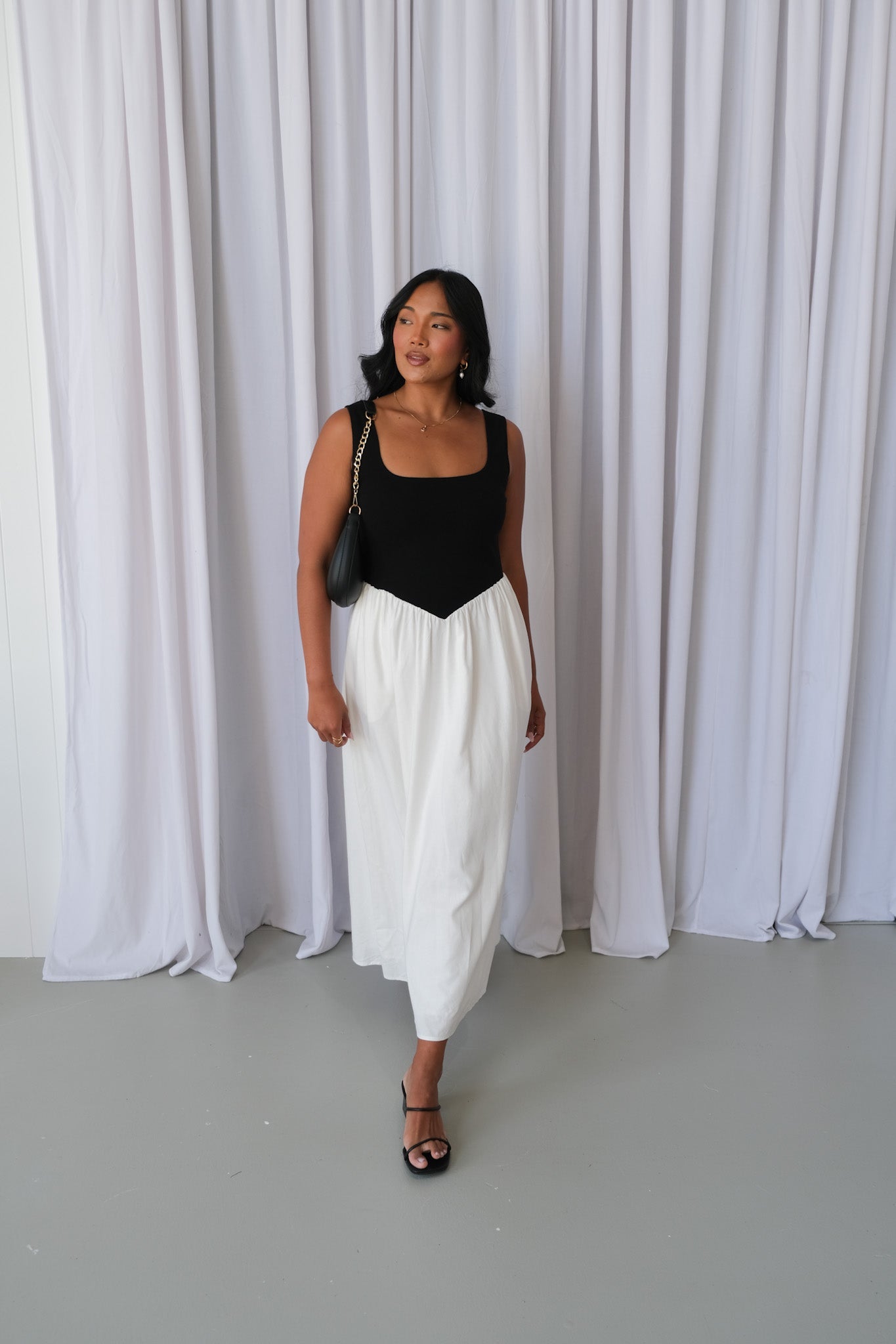 MYRA DRESS B&W - Fayt The Label