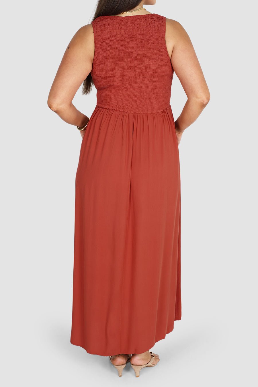 MYRI DRESS TERRACOTTA - Fayt The Label