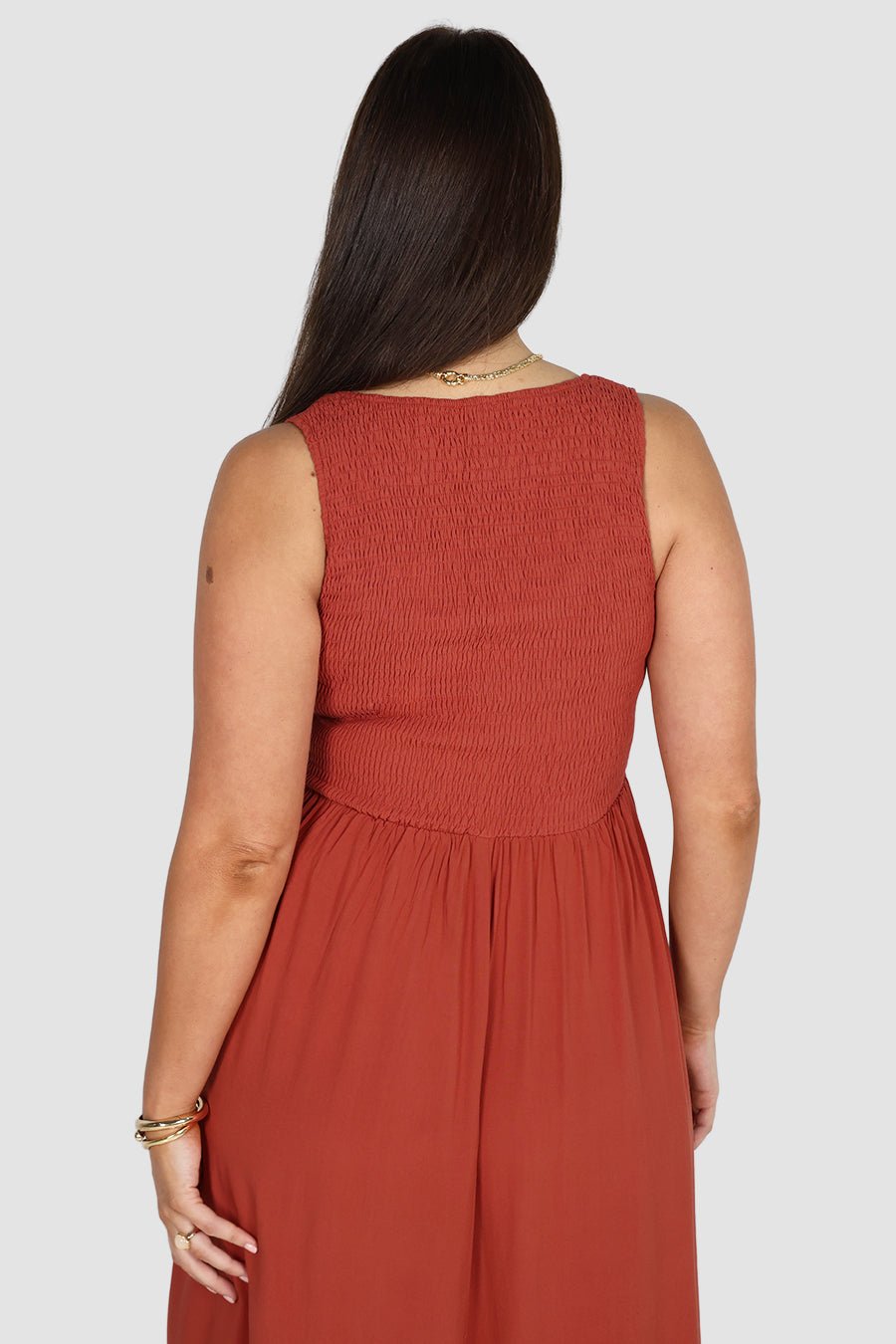 MYRI DRESS TERRACOTTA - Fayt The Label