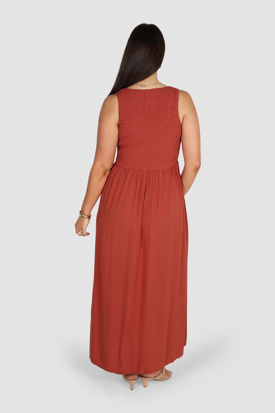 MYRI DRESS TERRACOTTA - Fayt The Label